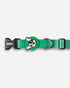 Collar con Moño Verde